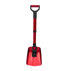 Professional Collapsible Aluminum Snow Shovel Lightweight 0.85kg 34-inch Car Emergency Shovel for Winter Roadside Gardening