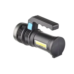Professional Super Bright ABS Camping Long Range High Power Handheld COB USB Rechargeable 1000+ Lumens Waterproof LED Flashlight