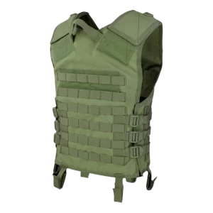 Professional Tactical Vest with MOLLE Webbing and Reinforced Fabric for Gear Storage and Protection During Outdoor Use