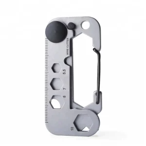 Promotional Gift Bottle Opener Pocket Tactical Multi Tool Card Emergency Survival Kit EDC Keychain