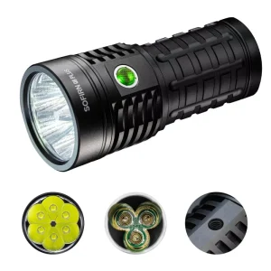 Q8 Plus Super Powerful 16000lm LED Flashlight USB C Rechargeable 21700 Anduril 2.0 Torch