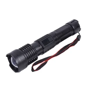 Rechargeable 1000 Lumen LED Flashlight with Extendable Waterproof Aluminum Alloy Body and Custom Logo for Camping