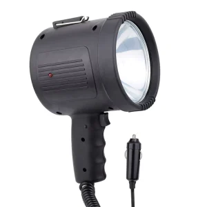 Rechargeable 1000 Lumens Powerful Spotlight 12V Handheld Searchlight Outdoor Emergency Work Light