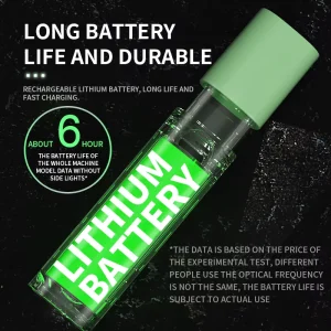 Rechargeable Lithium Battery Mini Flashlight ABS Material Children Use Emergency Light IP44 Waterproof LED COB Strong Light