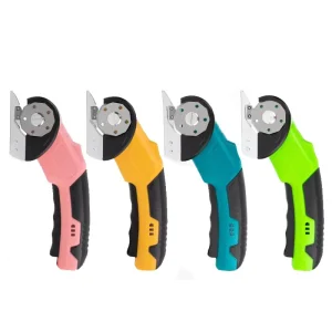 Rechargeable Round Knife Scissors for Household Portable Lithium Battery Fabric Cutting