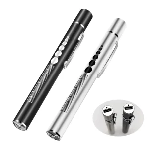 Rechargeable Type C Medical Pen Torch Light Dual Yellow & White LED Flashlight for Doctor & Nurse’s Eye Ear Check
