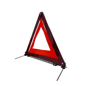 Red Emergency Traffic Safety Sign Warning Triangle Road Pole for Car Essential Emergency Tool