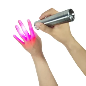 Red Light Torch Pain Relief Near Infrared Light Therapy Flashlight, 460nm 630nm 660nm 850nm 940nm, for Human Horse Pet Wound Care