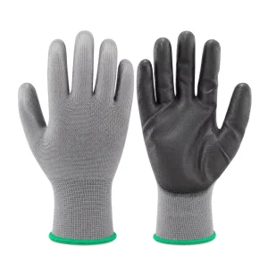 Reliable PU Gloves Manufacturer Large Capacity PU Coated Safety Gloves with Consistent Quality & On Time Delivery