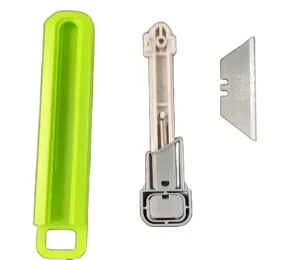 Retractable Utility Knife SK4 Blade Box Cutter with Slide Open Blade DIY Grade OEM Customizable Blister Packing