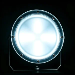 Round Durable High Strength High Light Transmittance Tempered Glass Cover for Searchlight