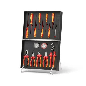 S695A 16PCS VDE 1000V Two-color Injection Molded Insulated Electrician Hand Tool Set