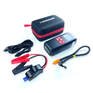 SA500 1000A Peak 12V Car Jump Starter Power Bank Battery Booster Pack with Air Compressor