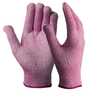 SAFETY ANTI CUT GLOVES CUT PROOF STAB RESISTANT CUT RESISTANT GLOVES IN PINK FOR CHILD