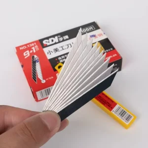 SDI 1361 Cutter Blades 9mm Art Blade Snap Knife Office Supplies for Graphic Arts Crafts Sign Writers & Sign Makers