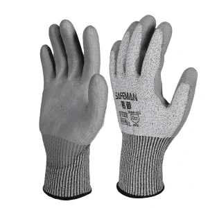 SF7038 PU Coated Class C Cut Resistant Gloves 24CM One Size