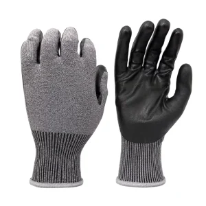 Sandy Nitrile Dipped Abrasion Resistant Anti Static Industrial Mechanical Engineering Building Construction Work Safety Gloves