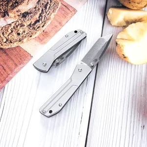 Sanrenmu 7071LTF SZ Outdoor Survival 12C27 Stainless Steel Small Camping Folding Survival Pocket Knife