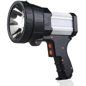 Searchlights LED Rechargeable Portable Worklight Powerful Searchlight Waterproof with Side Light for Hunting Searching Outdoors