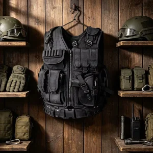 Security Tactical Equipment Custom Lightweight Tactical Vest Chaleco Tactico Breathable Mesh Duty Tactical Vest