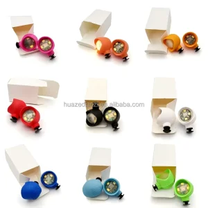 Small Size LED Headlights for Clog Shoes, Suitable for Night Riding, Outdoor Sports and More, Fun Shoe Decorations