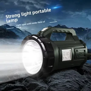 Smart YG 5701 LED Searchlight 8000mAh Battery 10W White LED AC Power Charging Handheld Spotlight with Sling Unit