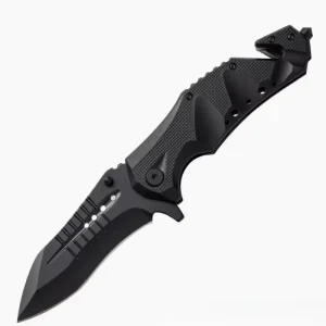 Stainless Steel Blade Aluminum Handle Tactical Portable Survival Outdoor Camping Pocket Knife OEM DIY