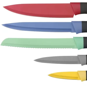 Stainless Steel Cooking Knife Color Chef Knife Household Combination Set PP Handle
