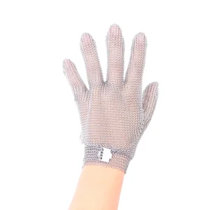 Stainless Steel Cut-Resistant Chainmail Butchers’ Gloves