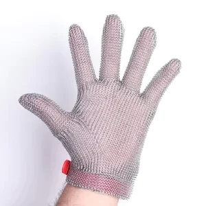 Stainless Steel Metal Mesh Puncture-Proof Cut-Resistant Gloves