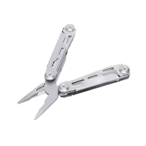 Stainless Steel Multi Tool Pliers Pocket Size Knife with Nylon Sheath for Survival Camping and Hunting