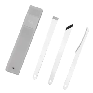 Stainless Steel Pedicure Knife Set 3 Pieces Professional Foot Care Tools for Removing Calluses Dead Skin and Thick Nails
