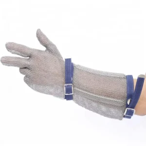 Stainless Steel Wire Mesh Cut Resistant Gloves