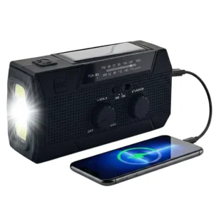 Storm Preparedness Radio Solar Hand Crank Emergency Radio for Disaster Relief Supplies Weather Alert Survival Tool Kit