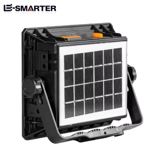Strong Beam Distant Projection Searchlight Bracket Red Blue Warning Portable Lamp USB Charging Solar Outdoor Lights