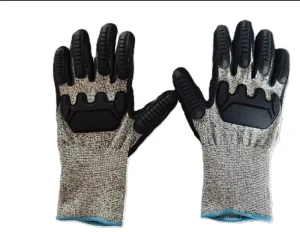 Summer Cut-Resistant Shock-Absorbing Gloves with Nitrile Coating