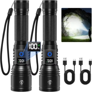 Super Bright 10000 Lumens 3Modes Waterproof Camping Outdoor Tactical LED Torch Most Powerful LED Flashlight
