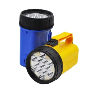 Super Bright 4*D Battery LED Hand Lamp Clover Portable Searchlight & Hunting Flashlight with Plastic Body for Camping