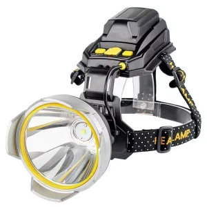 Super Bright Big LED Searchlight Rechargeable Aluminum Alloy ABS IP65 Large Spotlight Flashlight for Camping
