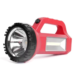 Super Bright COB Searchlight Rechargeable Big Head Handheld Torch Lantern USB Electricity Display Long-Range Patrol Flashlight