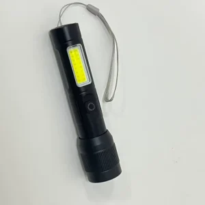 Super Bright LED Flashlight Side Floodlight USB Rechargeable 1200mAh Battery Camping Emergency Lighting ABS IP65 Portable