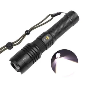 Super Bright LED Flashlight Waterproof Rechargeable Torch Light Outdoor Camping Work