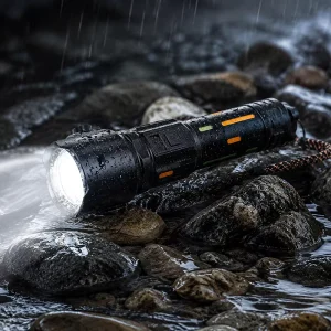 Super Bright LED Promotional Flashlight Zoomable Portable Searchlight Waterproof ABS USB Rechargeable 10W Camping Torch
