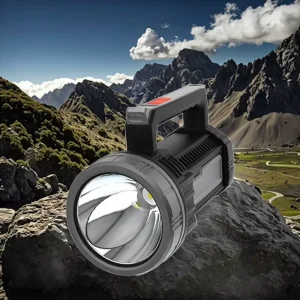 Super Bright USB Rechargeable LED Flashlight Waterproof Outdoor Lighting for Hunting Searchlight IP65 Rating Emergency Torches