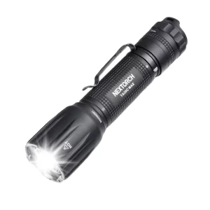 TA30C MAX 3000 Lumen Powerful LED Flashlight Rotary Dial Duty Light for Security Guard Patrol Outdoor Searchlight