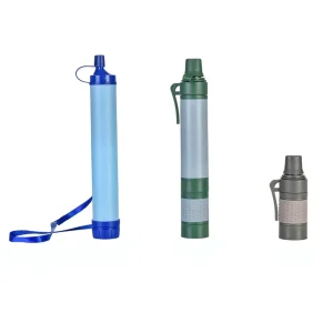 TC6748 PC Material Water Washer Purification Straw Survival Kit for Hiking Outdoor Use