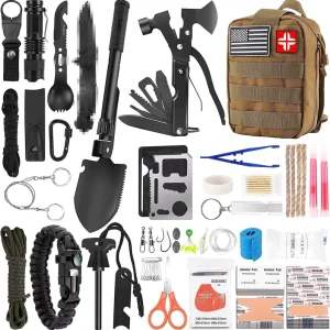 Tactical Outdoor First Aid Kit Waterproof Emergency Equipment for Camping Nylon Canvas