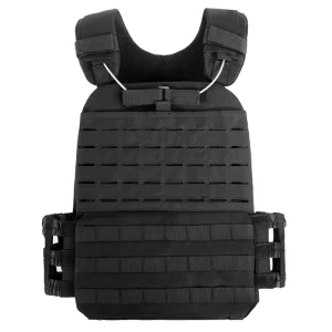 Tactical Training Vest Molle Plate Carrier Hunting Load Bearing Vest Black CS Wargame Protective Assault Vest B0146