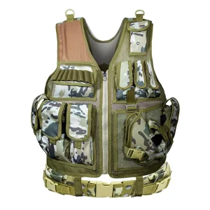 Tactical Vest Security Fashion with Magazine Pouch Molle Webbing 900D Oxford Cloth Multi Color Outdoor Activities One Size Fit