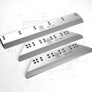 Three-Knife Trimmer Blade Set (3pcs) for Challenge 3-Knife Trimmers Tool HSS T18%